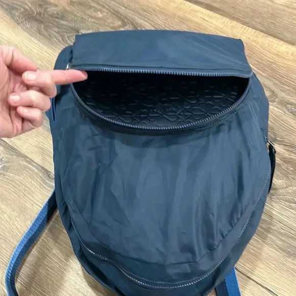 Kate Spade New York Arya Packable Backpack Bag in Navy. Great for travel - Picture 10 of 11